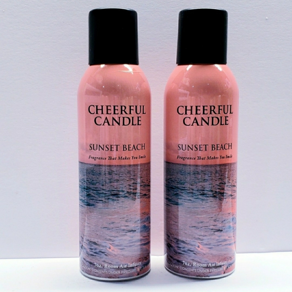 A Cheerful Giver SUNSET BEACH Room Air Infuser, 7 oz (2 pcs)